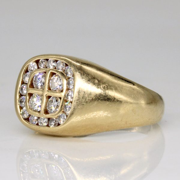 Diamond Grid Ring | 0.75ctw | SZ 10.25 | Supply