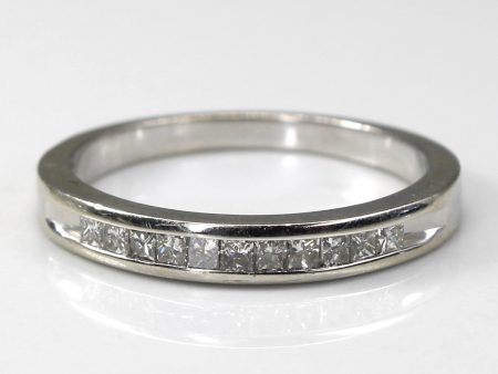 Channel Set Princess Diamond Band | 0.28ctw | SZ 7 | Online Hot Sale