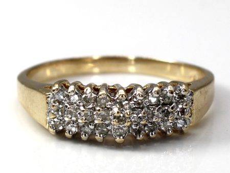 Cluster Set Diamond Ring | 0.16ctw | SZ 8.75 | For Sale