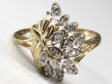 Diamond Cocktail Ring | 0.07ctw | SZ 6 | Online Hot Sale