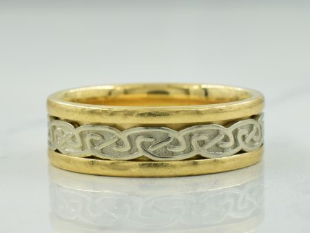 10k Two Tone Gold Ring | SZ 11 | on Sale