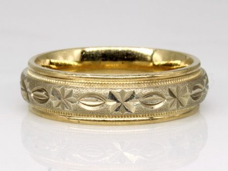 10k Two Tone Gold Ring | SZ 9.25 | Hot on Sale