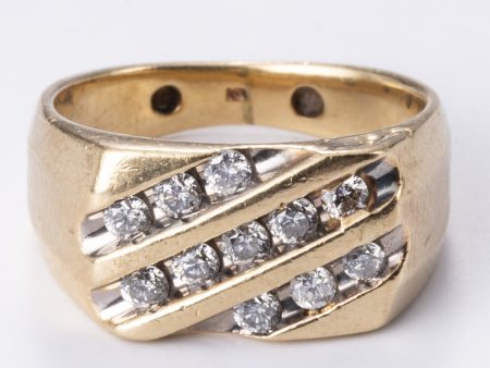 10k Yellow Gold Diamond Ring | 0.55 ctw | SZ 7 Supply