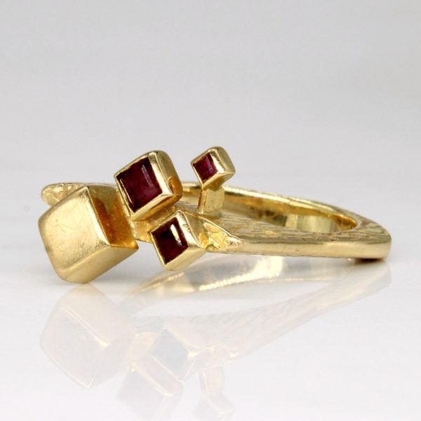 Cavelti  Abstract Ruby Ring | 0.37ctw | SZ 7.5 | For Discount