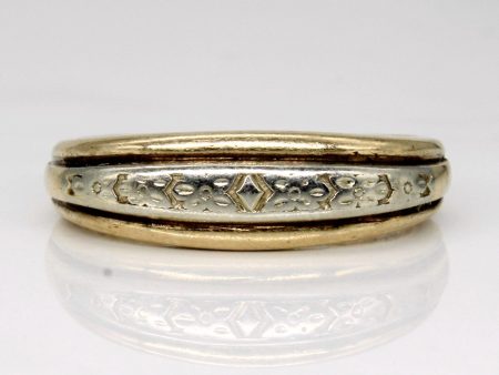 10k Two Tone Gold Ring | SZ 10 | For Discount