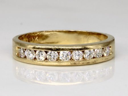 Channel Set Diamond Ring | 0.45ctw | SZ 6.5 | on Sale