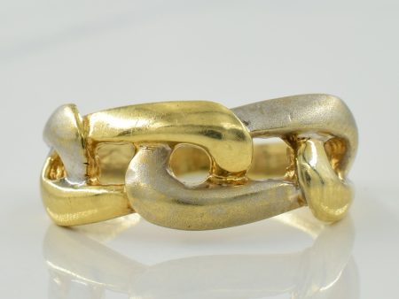 10k Two Tone Gold Ring | SZ 7 | Online Hot Sale