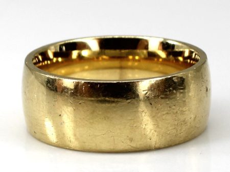 10k Yellow Gold Band | SZ 7.75 | on Sale